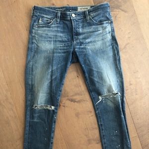 AG super skinny ankle jeans